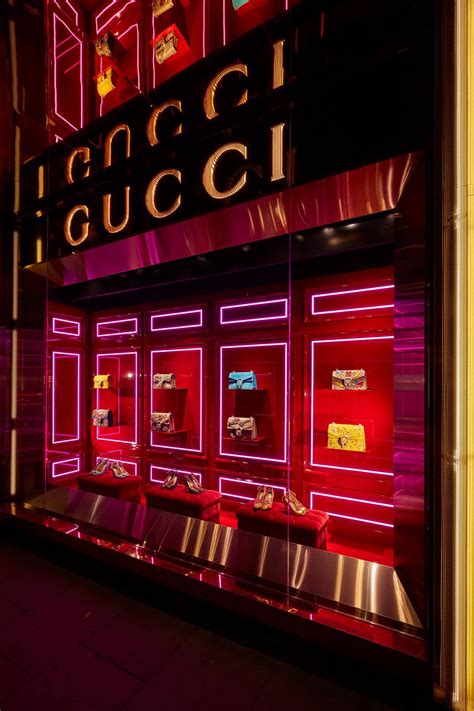 gucci store interiors|gucci visual merchandising.